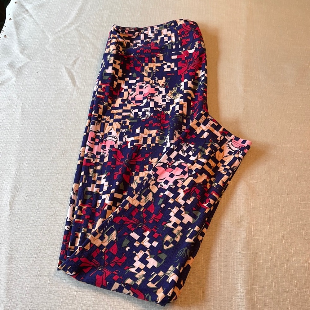 Lularoe floral patterned leggings